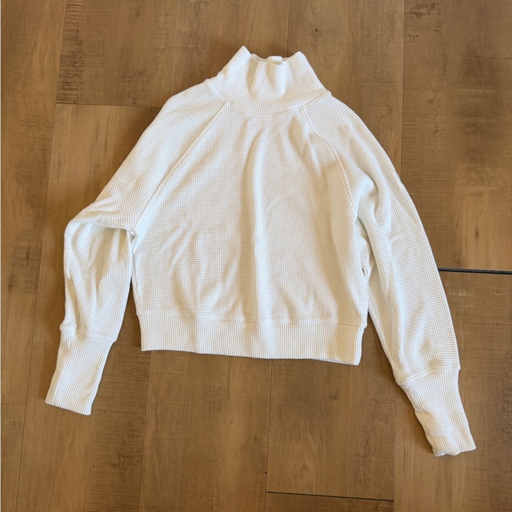 ALO Yoga Cream High-Neck Sweater